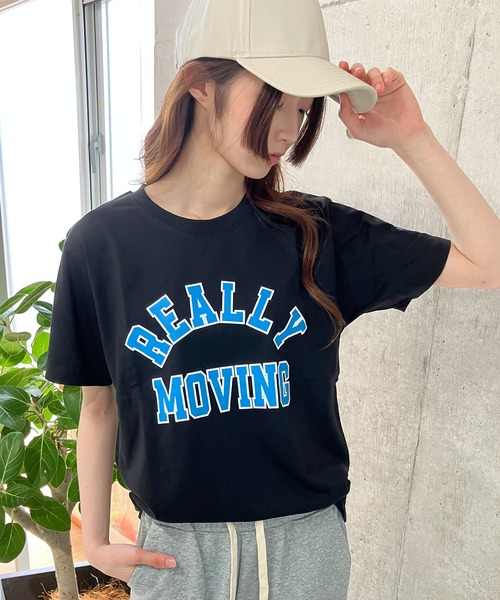 GLAMOROUS JANE(グラマラスジェーン)の「フロントプリントTシャツ(Tシャツ/カットソー・レディース・ブラック/オフホワイト/パープル・M)」の3枚目の写真