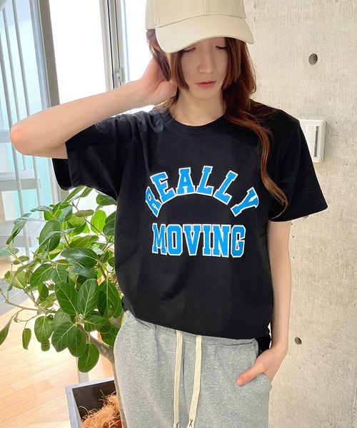 GLAMOROUS JANE(グラマラスジェーン)の「フロントプリントTシャツ(Tシャツ/カットソー・レディース・ブラック/オフホワイト/パープル・M)」の12枚目の写真