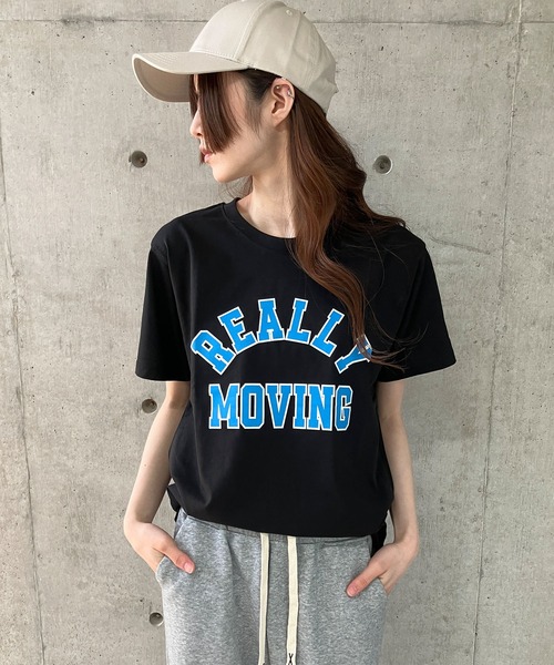GLAMOROUS JANE(グラマラスジェーン)の「フロントプリントTシャツ(Tシャツ/カットソー・レディース・ブラック/オフホワイト/パープル・M)」の17枚目の写真