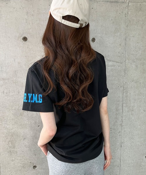 GLAMOROUS JANE(グラマラスジェーン)の「フロントプリントTシャツ(Tシャツ/カットソー・レディース・ブラック/オフホワイト/パープル・M)」の19枚目の写真