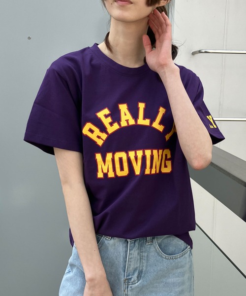 GLAMOROUS JANE(グラマラスジェーン)の「フロントプリントTシャツ(Tシャツ/カットソー・レディース・ブラック/オフホワイト/パープル・M)」の21枚目の写真