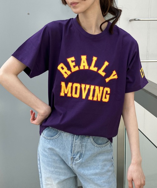 GLAMOROUS JANE(グラマラスジェーン)の「フロントプリントTシャツ(Tシャツ/カットソー・レディース・ブラック/オフホワイト/パープル・M)」の22枚目の写真