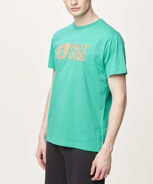 PICTURE ORGANIC CLOTHING(ピクチャーオーガニッククロージング)の「【PICTURE/ピクチャー】BASEMENT CORK TEE/半袖ロゴTシャツ(Tシャツ/カットソー・メンズ・イエロー系その他/グリーン系その他/ブラック/ホワイト・LARGE/X-LARGE/MEDIUM)」の3枚目の写真