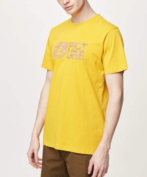 PICTURE ORGANIC CLOTHING(ピクチャーオーガニッククロージング)の「【PICTURE/ピクチャー】BASEMENT CORK TEE/半袖ロゴTシャツ(Tシャツ/カットソー・メンズ・イエロー系その他/グリーン系その他/ブラック/ホワイト・LARGE/X-LARGE/MEDIUM)」の4枚目の写真