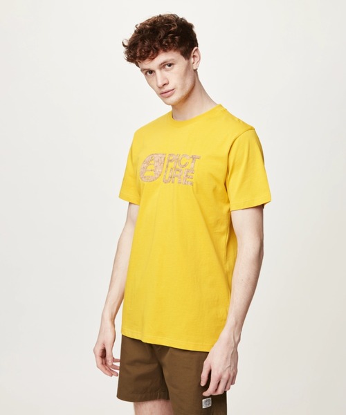 PICTURE ORGANIC CLOTHING(ピクチャーオーガニッククロージング)の「【PICTURE/ピクチャー】BASEMENT CORK TEE/半袖ロゴTシャツ(Tシャツ/カットソー・メンズ・イエロー系その他/グリーン系その他/ブラック/ホワイト・LARGE/X-LARGE/MEDIUM)」の8枚目の写真