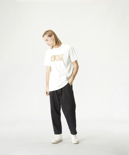 PICTURE ORGANIC CLOTHING(ピクチャーオーガニッククロージング)の「【PICTURE/ピクチャー】BASEMENT CORK TEE/半袖ロゴTシャツ(Tシャツ/カットソー・メンズ・イエロー系その他/グリーン系その他/ブラック/ホワイト・LARGE/X-LARGE/MEDIUM)」の9枚目の写真