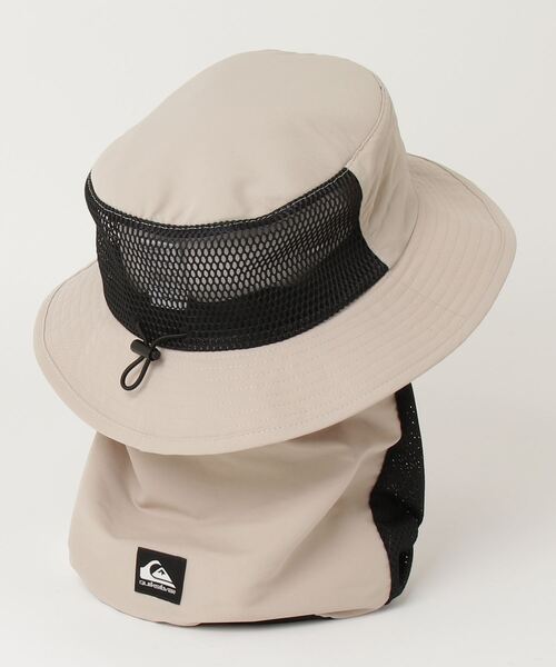 Quiksilver（クイックシルバー）の「クイックシルバー QUIKSILVER WR UV WATER FACE MASK HAT（ハット・メンズ・オリーブ/ブラック/ベージュ・ONE SIZE）」の4枚目の写真