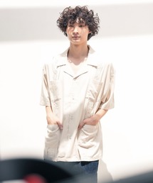 【ROUGH TRADE/ラフトレード】麻 レーヨン キューバシャツ