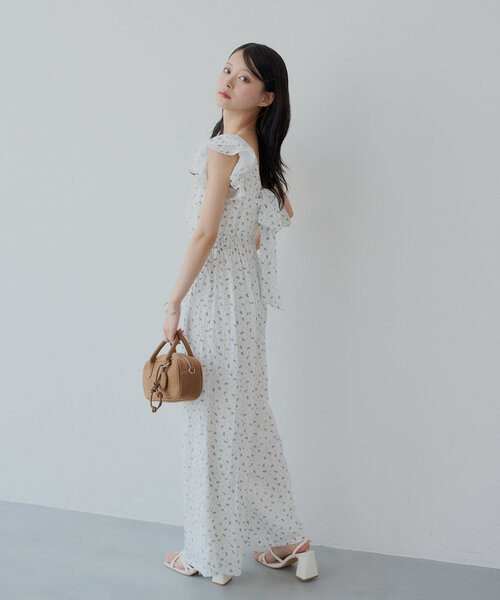 MYLAN バックリボンオールインワン JUNOAH｜バックリボンオールインワン | Rakuten Fashion(楽天