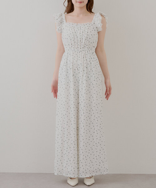 Chico（チコ）の「バックリボンフリルコンビネゾン（つなぎ/オールインワン・レディース・ホワイト/ブラック/ホワイト系その他2・FREE）」の20枚目の写真