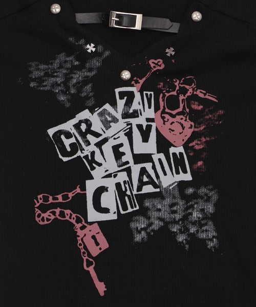 Figments（フィグメンツ）の「パンクロゴＴ（Tシャツ/カットソー・レディース・ホワイト/ブラック・FREE）」の12枚目の写真