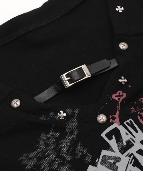 Figments（フィグメンツ）の「パンクロゴＴ（Tシャツ/カットソー・レディース・ホワイト/ブラック・FREE）」の13枚目の写真