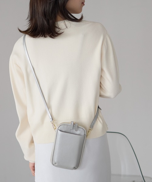 C11【本革】スマホショルダーポーチ（ショルダーバッグ）｜&MARKS