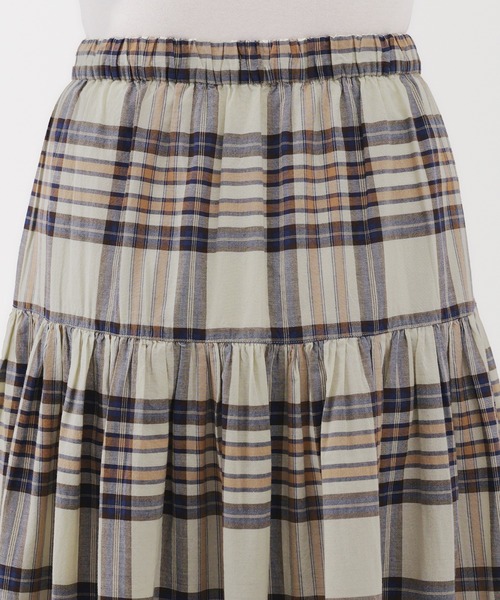 タグ付✨無印良品 マドラスチェック スリーブレスブラウス フレアスカート M サイズ欠け前にゲットせよーーっ！！【無印良品】今、大人気