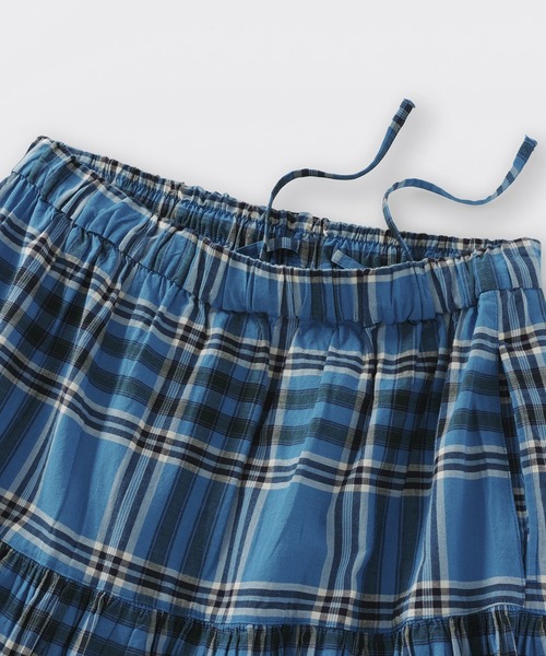 無印良品(ムジルシリョウヒン)の「婦人 マドラスチェックフレアスカート(スカート・レディース・ホワイト系/ブルー系・S/M/L/XL)」の17枚目の写真
