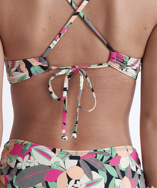 新品【ROXY】ロキシービキニ水着★ピンク★サーフィン★ハワイロコ★M ROXY 水着 PT BEACH CLASSICS AD/ロキシー総柄ビキニ(水着
