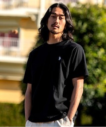 『U.S. POLO ASSN/ユーエスポロアッスン』クルーネック半袖Tシャツ