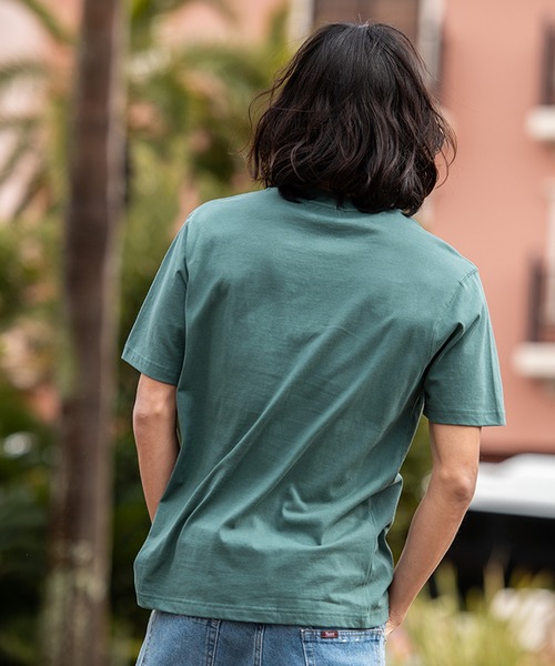 U.S. POLO ASSN.(ユーエスポロアッスン)の「『U.S. POLO ASSN/ユーエスポロアッスン』クルーネック半袖Tシャツ(Tシャツ/カットソー・メンズ・ダークブラウン/ネイビー/サーモンピンク/ブラック×ホワイト/オフホワイト/ダークグリーン/キャメル・L/M)」の17枚目の写真