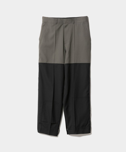 beautiful people(ビューティフルピープル)の「double-end light wool tropical pants(その他パンツ・レディース・カーキ/ブラック・38)」の10枚目の写真