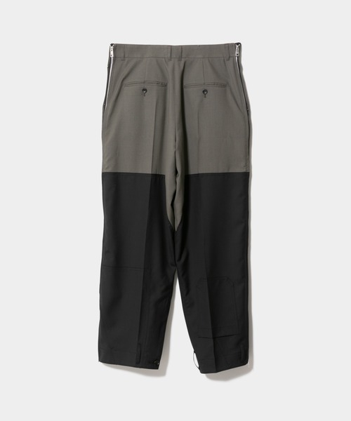 beautiful people(ビューティフルピープル)の「double-end light wool tropical pants(その他パンツ・レディース・カーキ/ブラック・38)」の11枚目の写真