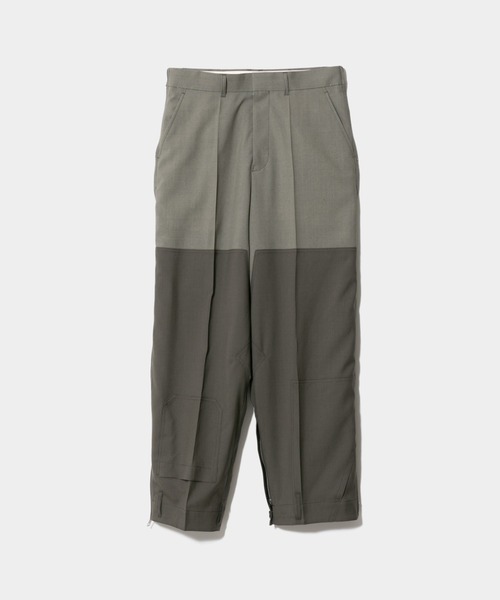 beautiful people(ビューティフルピープル)の「double-end light wool tropical pants(その他パンツ・レディース・カーキ/ブラック・38)」の7枚目の写真