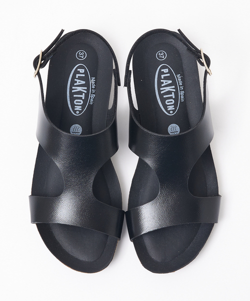 PLAKTON（プラクトン）の「●PLAKTON　スリングバックサンダル（サンダル・レディース・ベージュ/ブラック・35/36/37/38）」の12枚目の写真