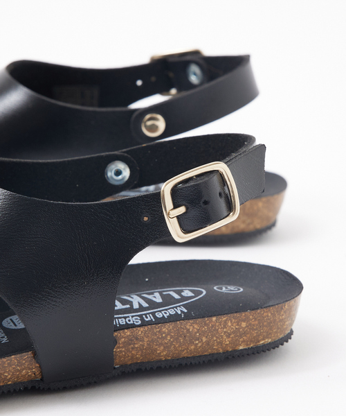 PLAKTON（プラクトン）の「●PLAKTON　スリングバックサンダル（サンダル・レディース・ベージュ/ブラック・35/36/37/38）」の9枚目の写真