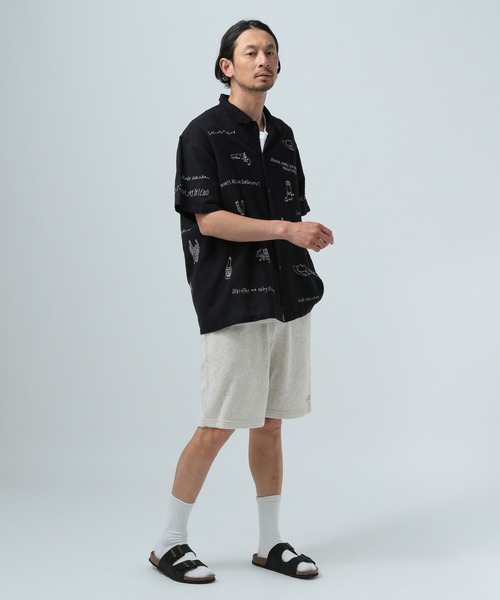 セール】[セットアップ可]ソフトタッチパイルショートパンツ
