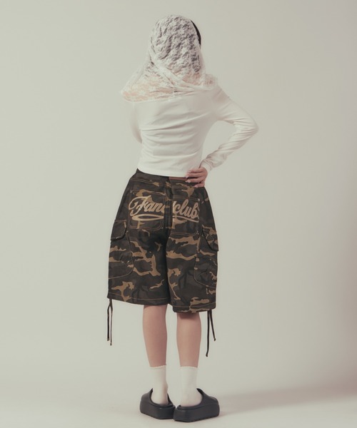 AO2(アオズ)の「Off ShoulderLace Hoodie Tops/フード付きレースオフショルトップス(Tシャツ/カットソー・レディース・ホワイト・FREE)」の6枚目の写真
