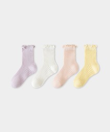 aimoha | 【aimoha-KIDS-】キッズ　メロウフリルソックスセット(ソックス/靴下)