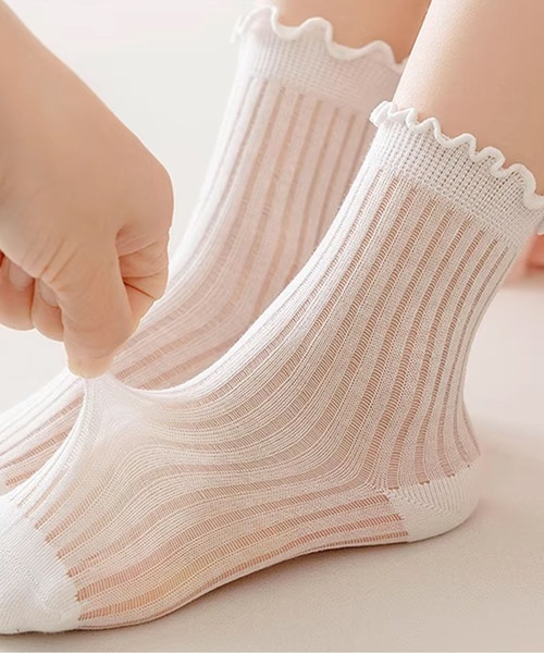 aimoha（アイモハ）の「【aimoha-KIDS-】キッズ　メロウフリルソックスセット（ソックス/靴下・キッズ・マルチ/その他1/その他2・SMALL/MEDIUM/LARGE/X-LARGE）」の17枚目の写真