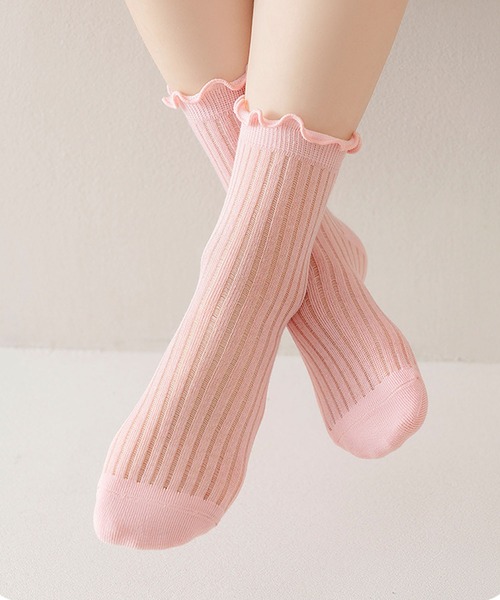 aimoha（アイモハ）の「【aimoha-KIDS-】キッズ　メロウフリルソックスセット（ソックス/靴下・キッズ・マルチ/その他1/その他2・SMALL/MEDIUM/LARGE/X-LARGE）」の16枚目の写真