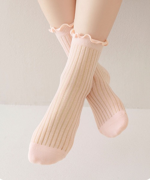 aimoha（アイモハ）の「【aimoha-KIDS-】キッズ　メロウフリルソックスセット（ソックス/靴下・キッズ・マルチ/その他1/その他2・SMALL/MEDIUM/LARGE/X-LARGE）」の15枚目の写真