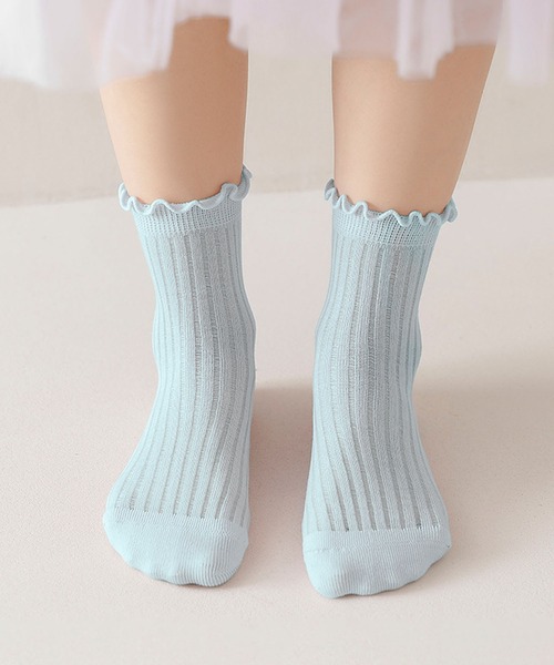 aimoha（アイモハ）の「【aimoha-KIDS-】キッズ　メロウフリルソックスセット（ソックス/靴下・キッズ・マルチ/その他1/その他2・SMALL/MEDIUM/LARGE/X-LARGE）」の14枚目の写真