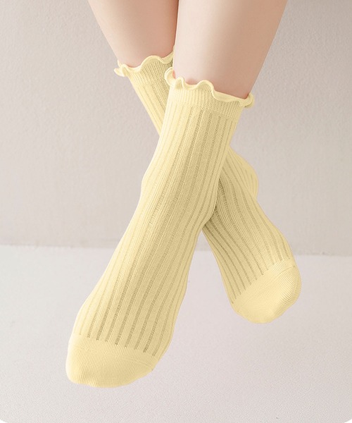 aimoha（アイモハ）の「【aimoha-KIDS-】キッズ　メロウフリルソックスセット（ソックス/靴下・キッズ・マルチ/その他1/その他2・SMALL/MEDIUM/LARGE/X-LARGE）」の8枚目の写真