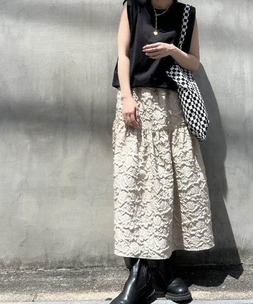 HONEY MI HONEY(ハニーミーハニー)の「block check totebag(トートバッグ・レディース・ブラック/ブルーグレー/ライトグリーン・FREE)」の5枚目の写真