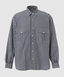 PORTER CLASSIC（ポータークラシック）の「ROLL UP GINGHAM CHECK SHIRT（シャツ/ブラウス・メンズ）」