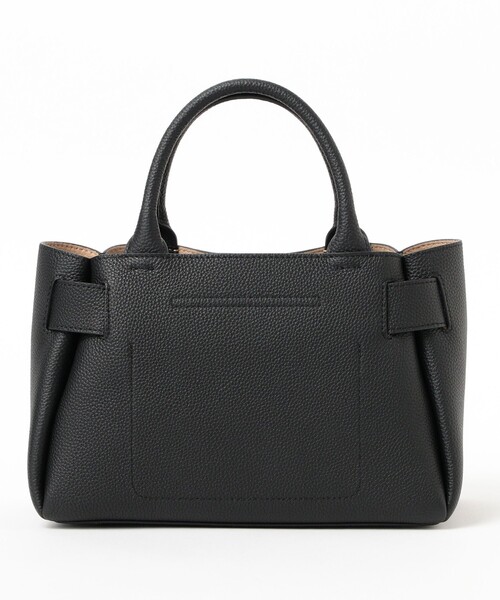 Demi-Luxe BEAMS（デミルクス ビームス）の「【WEB限定】PUNTI. / MIRROR ハンドバッグ（ハンドバッグ・レディース・ブラウン系その他5/ブラック・ONE SIZE）」の5枚目の写真