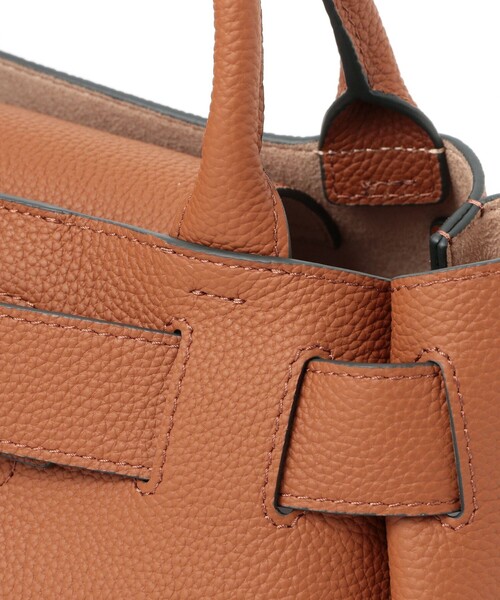 Demi-Luxe BEAMS（デミルクス ビームス）の「【WEB限定】PUNTI. / MIRROR ハンドバッグ（ハンドバッグ・レディース・ブラウン系その他5/ブラック・ONE SIZE）」の7枚目の写真