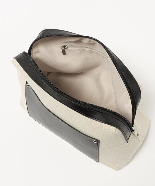 GREEN LABEL RELAXING ブラックトートバッグ green label relaxing トートバッグ シボ レザーライク ジップ