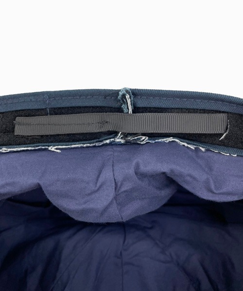 polcadot（ポルカドット）の「デニムステッチキャスケット（キャスケット・メンズ・ネイビー/ストライプ/ブラック・M/XL）」の8枚目の写真