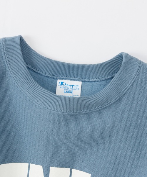 Champion（チャンピオン）の「【Champion/チャンピオン】メンズ リバースウィーブ(R) クルーネックスウェットシャツ（スウェット・メンズ・シルバーグレー/ダークネイビー/ブラック/ブルーグレー/イエロー系その他/ナチュラル・MEDIUM/LARGE/X-LARGE/XX-LARGE）」の17枚目の写真