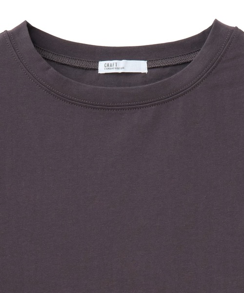 CRAFT STANDARD BOUTIQUE（クラフトスタンダードブティック）の「接触冷感/UVカット スクエアボリュームスリーブプルオーバー（Tシャツ/カットソー・レディース・ブラウン/ホワイト/ブラック・FREE）」の21枚目の写真