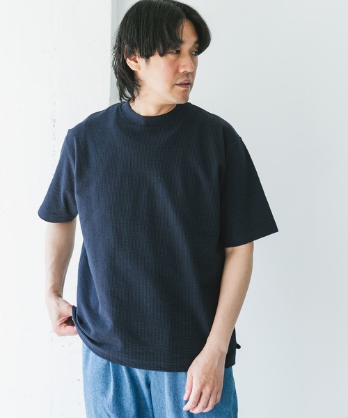 【Alanui】リネンTシャツ セール】シルケットシアサッカーTシャツ（Tシャツ/カットソー