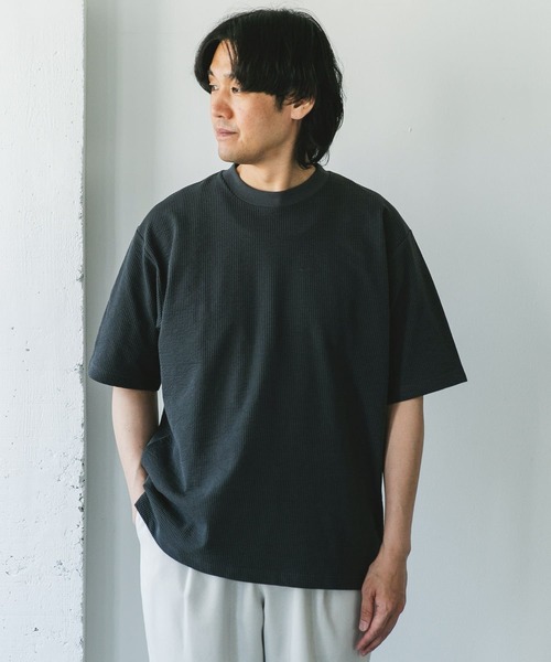 セール】シルケットシアサッカーTシャツ（Tシャツ/カットソー