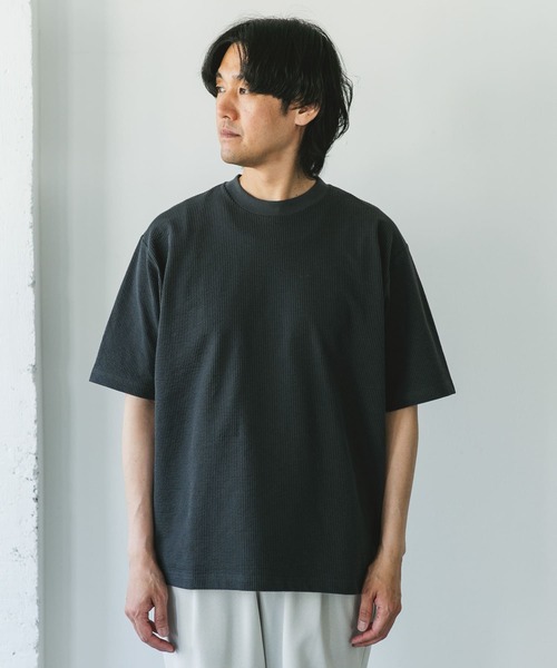 セール】シルケットシアサッカーTシャツ（Tシャツ/カットソー