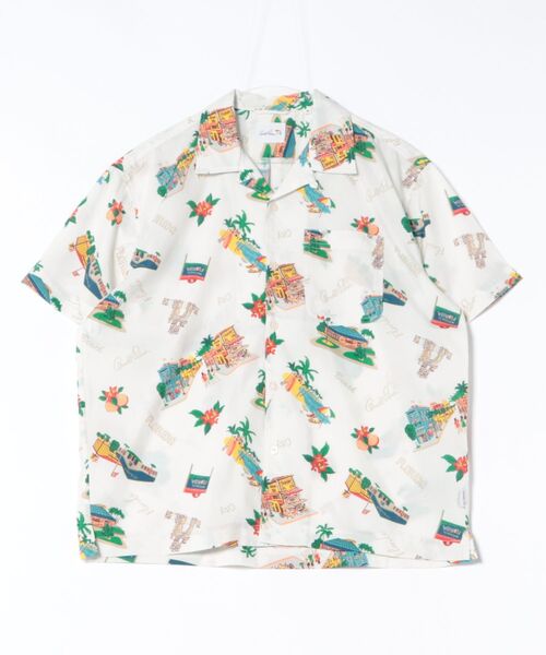 ブラウス シャツ イージーケア シェア アロハシャツ レディース メンズ Arnold Palmer ブラウス シャツ イージーケア シェア アロハ