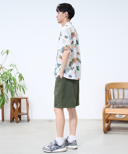 Arnold Palmer（アーノルドパーマー）の「イージーケア シェア アロハシャツ（シャツ/ブラウス・レディース・ネイビー/アイボリー・L/M/S/LL/XS）」の9枚目の写真