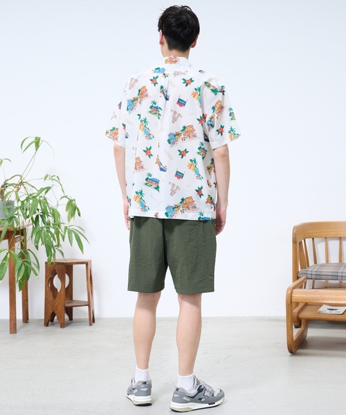 Arnold Palmer（アーノルドパーマー）の「イージーケア シェア アロハシャツ（シャツ/ブラウス・レディース・ネイビー/アイボリー・L/M/S/LL/XS）」の10枚目の写真