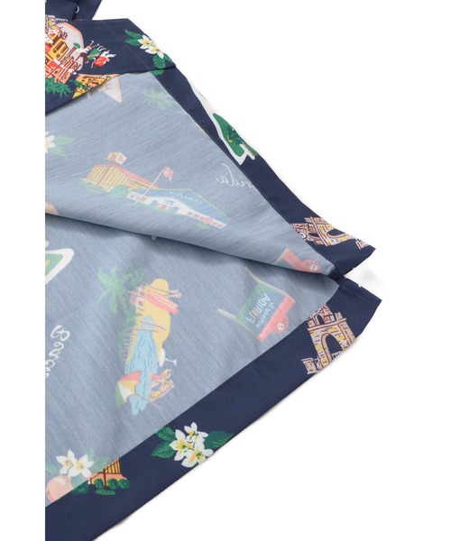 Arnold Palmer（アーノルドパーマー）の「イージーケア シェア アロハシャツ（シャツ/ブラウス・レディース・ネイビー/アイボリー・L/M/S/LL/XS）」の18枚目の写真